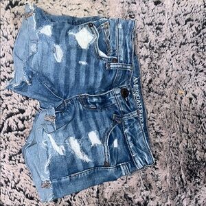 American Eagle Outfitters Blue Vintage Jean Shorts